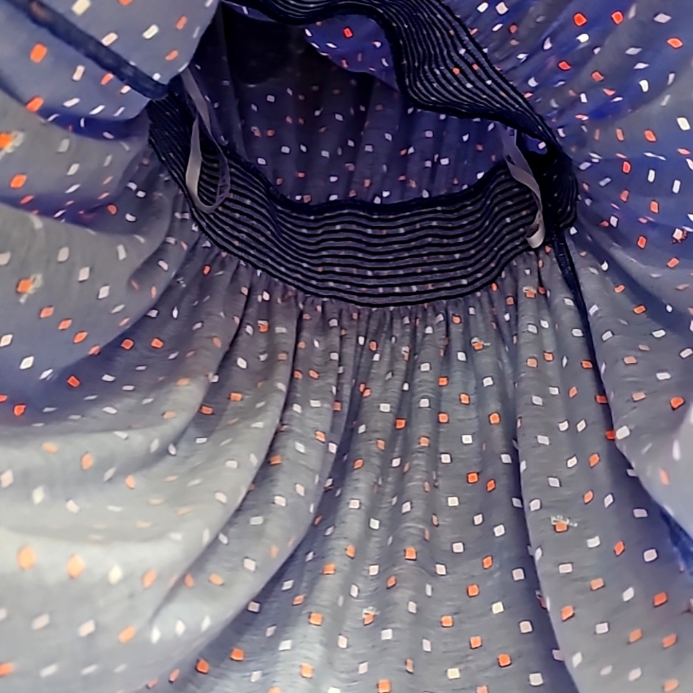 Nwot Lilly Pulitzer Kalama Off the Shoulder Blue Borealis Squared Dress - Picture 16 of 16